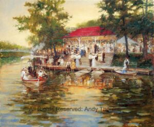 An Evening at Lakeside