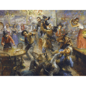 After the Poker Game the Boys Settled Up by Andy Thomas | Art Legends Inc. | 300 - 30x40