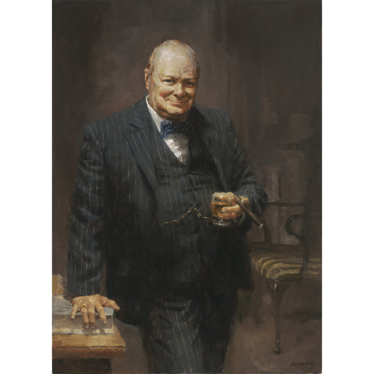 Churchill by Andy Thomas | Art Legends Inc. | 207 - 40x29