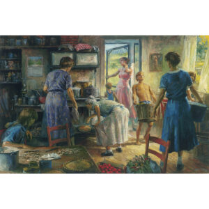 Cooking for the Thrashing Crew by Andy Thomas | Art Legends Inc. | 400 - 24x36