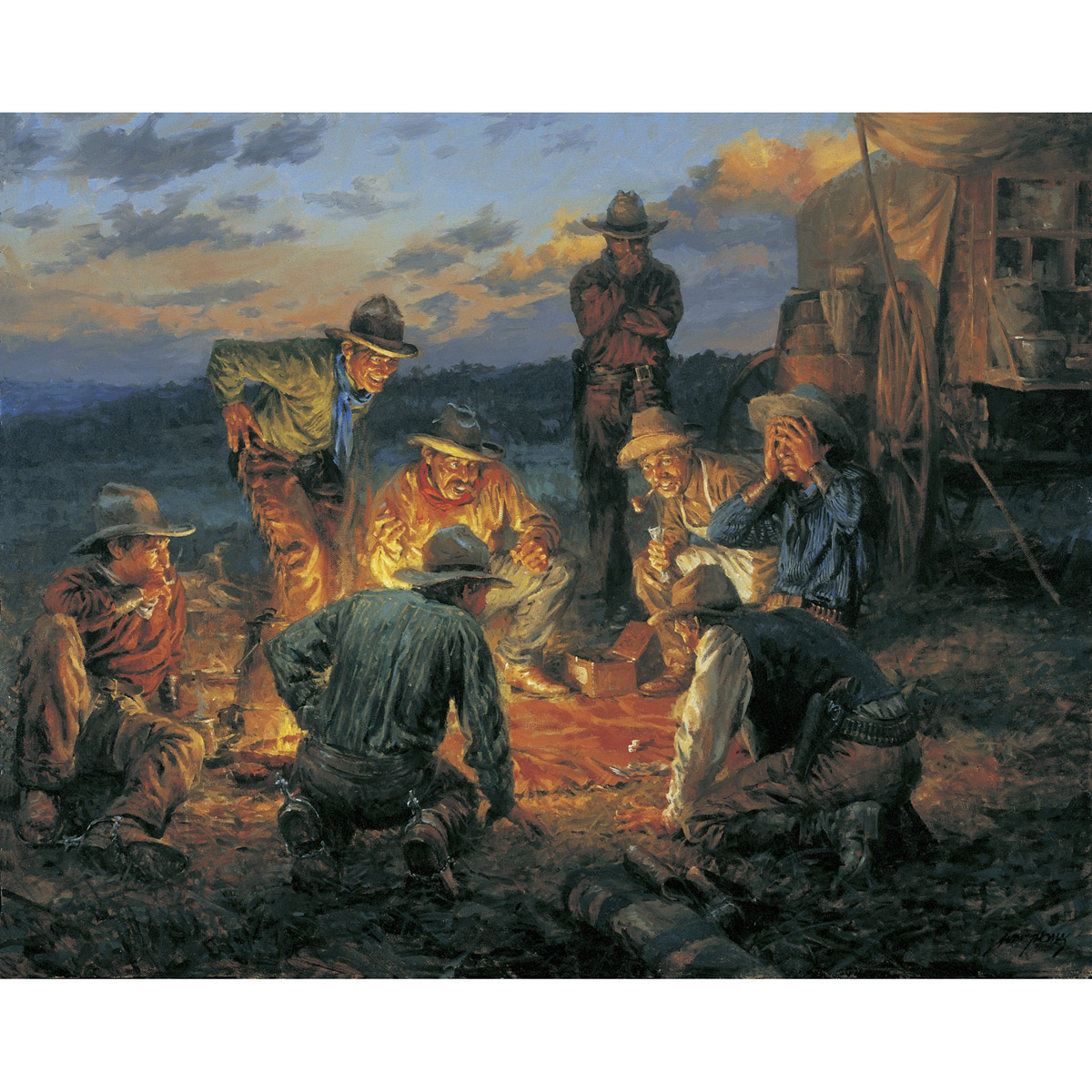 Cowboy Craps by Andy Thomas | Art Legends Inc. | 310 - 20x24