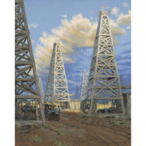 Field of Derricks by Andy Thomas | Art Legends Inc. | 804 - 24x30