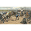 Hot Time in Fort Benton by Andy Thomas | Art Legends Inc. | 356 - 26x46
