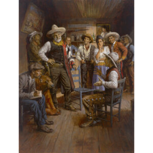 Judge Roy Bean and His Court by Andy Thomas | Art Legends Inc. | 320 - 40x30