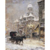 Snowy Courthouse by Andy Thomas | Art Legends Inc. | 411 - 10x8