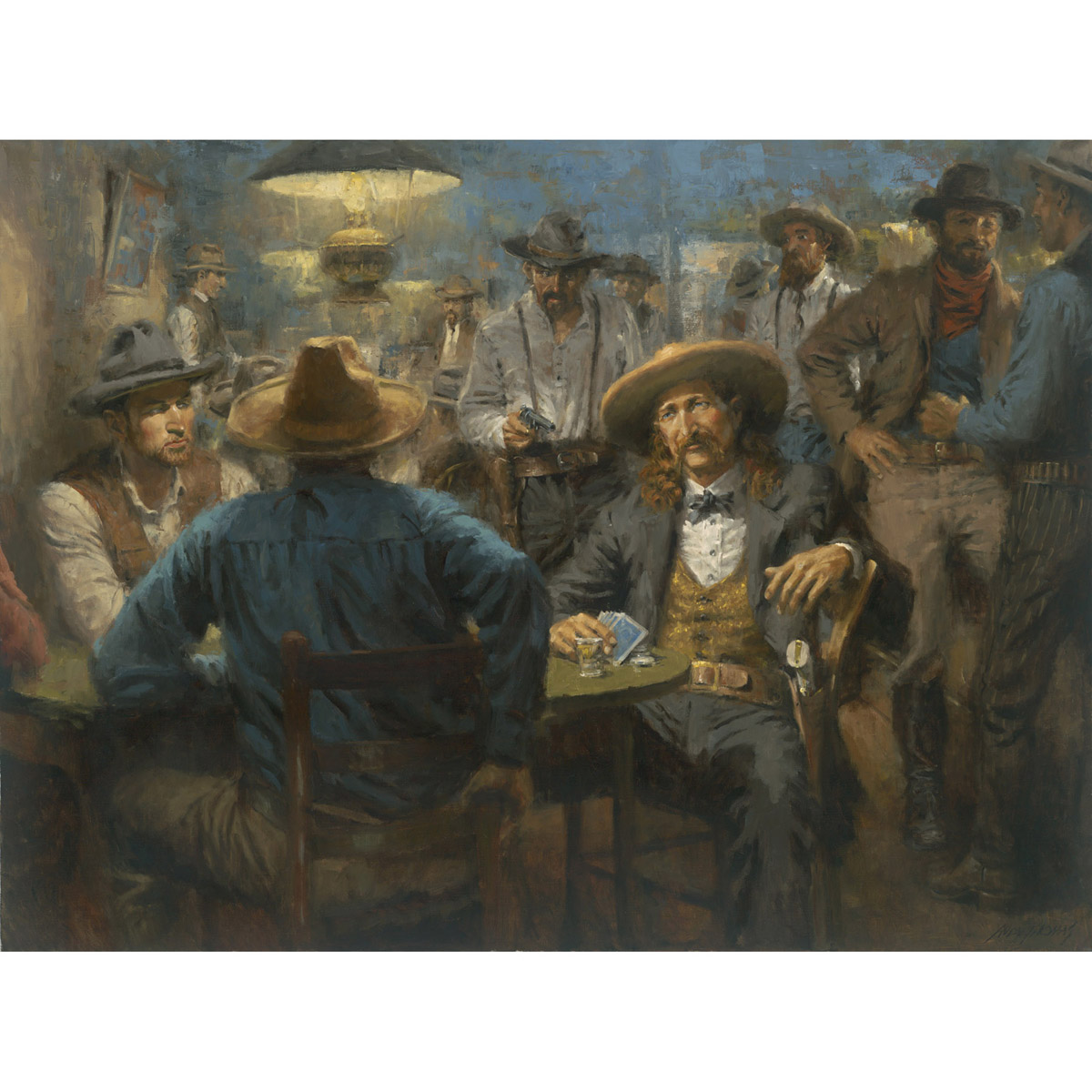 Wild Bill's Last Deal by Andy Thomas | Art Legends Inc. | 342 | 36x48