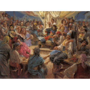 …and the Band Played On by Andy Thomas | Art Legends Inc. | 417 - 36x48