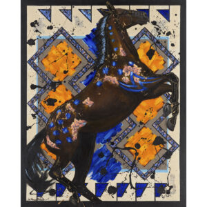 Liz Chappie-Zoller - No Reins - 60 x 48 - 1200